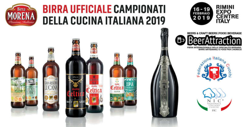 Birra Morena, birra ufficiale dei Campionati della Cucina Itallana 2019