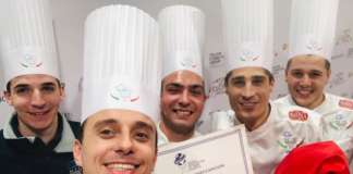 Lo chef Andrea Del Villano (in primo piano) tra i protagonisti dell'evento "Birra e alta gastronomia"
